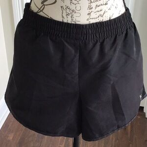 2 for $12 Danskin now Women's Black  running Shorts mesh inlay Sz L 12/14